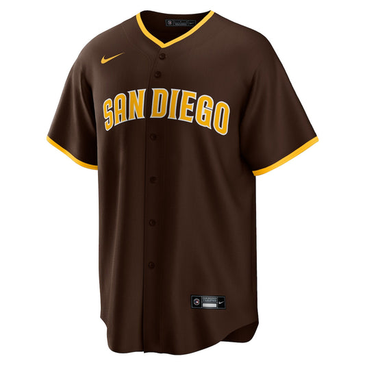 Men's Yu Darvish Nike Padres Home Replica Jersey - Brown