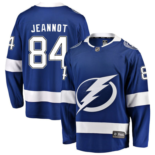 Tanner Jeannot Tampa Bay Lightning Fanatics Branded Home Breakaway Jersey - Blue