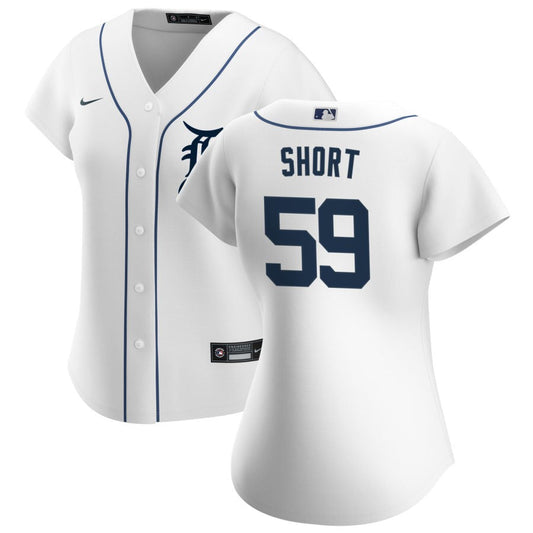 Zack Short Detroit Tigers Nike Women's Home Replica Jersey - White