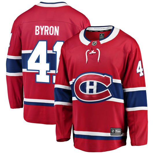 Paul Byron Montreal Canadiens Fanatics Branded Breakaway Player Jersey - Red