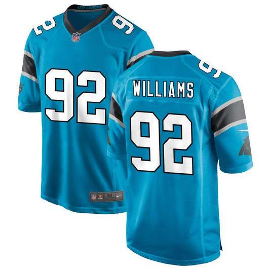 Raequan Williams Carolina Panthers Nike Alternate Game Jersey - Blue