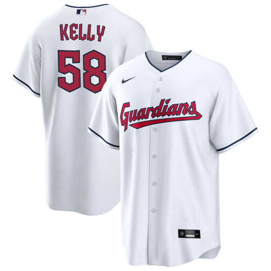 Michael Kelly Cleveland Guardians Nike Youth Replica Jersey - White