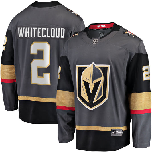 Zach Whitecloud Vegas Golden Knights Fanatics Branded Alternate Breakaway Jersey - Gray