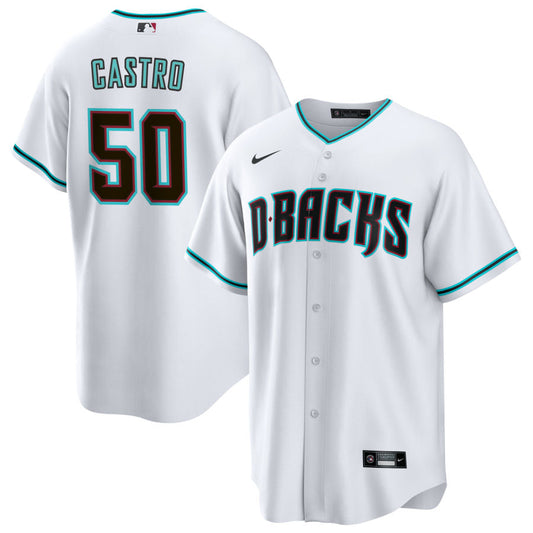 Miguel Castro Arizona Diamondbacks Nike Alternate Replica Jersey - White