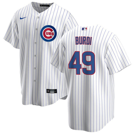 Nick Burdi Chicago Cubs Nike Youth Home Replica Jersey - White