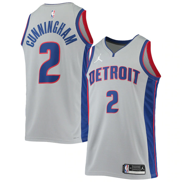 Men's Detroit Pistons Jaden Ivey Statement Edition Jersey - Gray