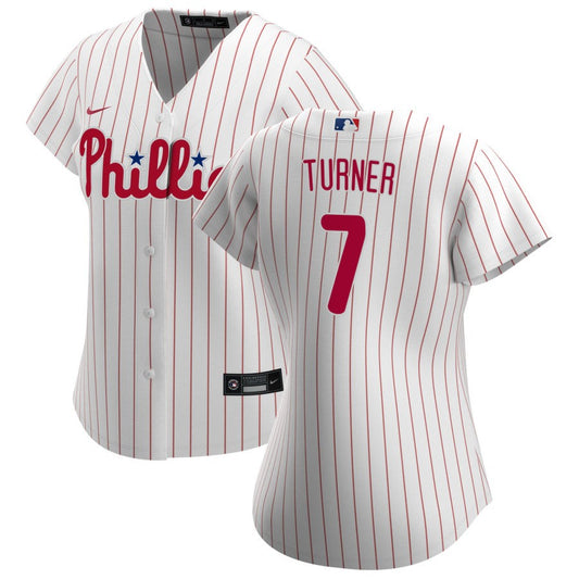 Trea Turner Philadelphia Phillies Nike Women's Home Replica Jersey - White