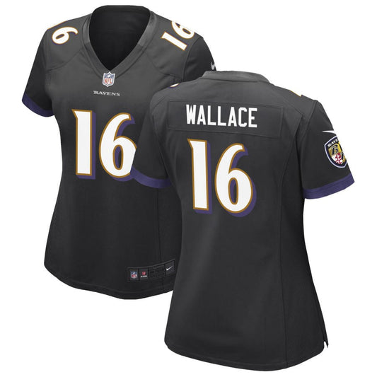 Tylan Wallace Baltimore Ravens Nike Women's Alternate Game Jersey - Black