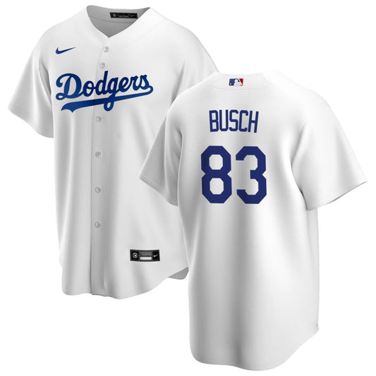 Michael Busch Los Angeles Dodgers Nike Youth Home Replica Jersey - White