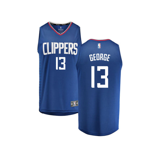 Paul George LA Clippers Fanatics Branded Youth Fast Break Replica Jersey Royal - Icon Edition