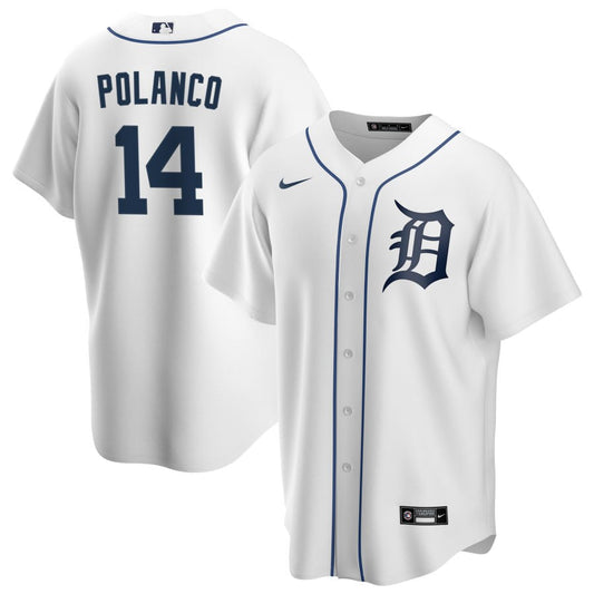 Placido Polanco Detroit Tigers Nike Home RetiredReplica Jersey - White