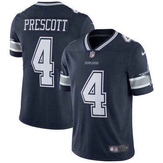 Men's Dallas Cowboys Dak Prescott Navy Vapor Untouchable Limited Player Jersey