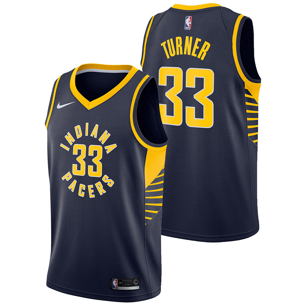 Men's Indiana Pacers Myles Turner Icon Edition Jersey - Navy