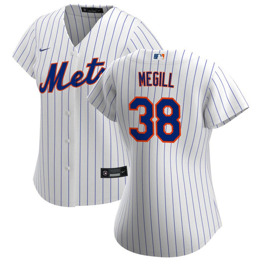 Tylor Megill New York Mets Nike Women's Home Replica Jersey - White