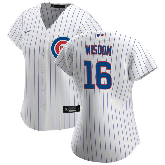 Patrick Wisdom Chicago Cubs Nike Women's Home Replica Jersey - White