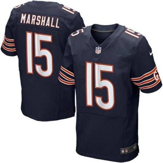 Men's Brandon Marshall Navy Chicago Bears Vapor Elite Jersey