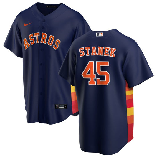 Ryne Stanek Houston Astros Nike Alternate Replica Jersey - Navy