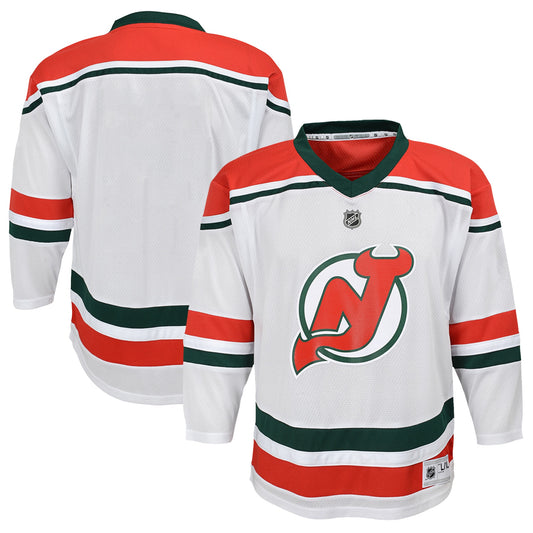 New Jersey Devils Youth 2022/23 Heritage Replica Jersey - White