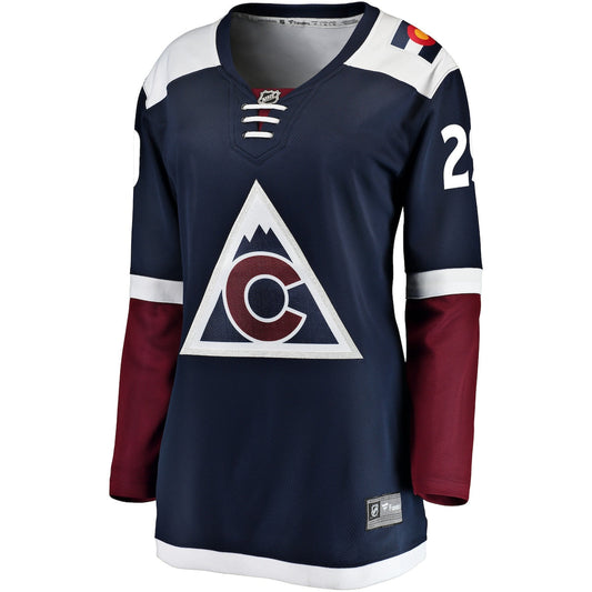 Women's Nathan MacKinnon Fanatics Avalanche Home Breakaway Jersey - Navy