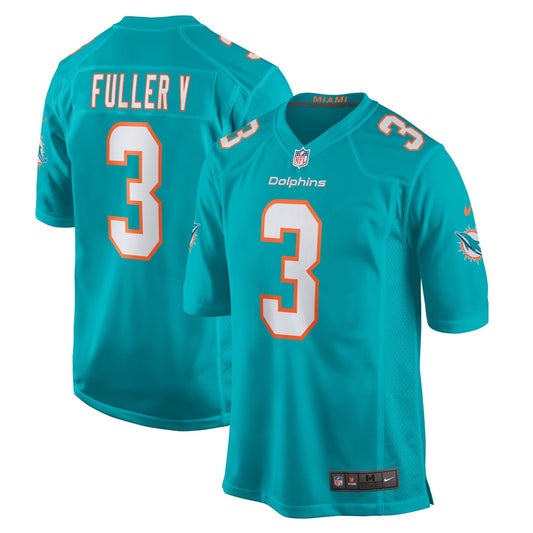 Men's Nike Will Fuller V Aqua Miami Dolphins Game Jersey