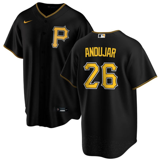 Miguel Andujar Pittsburgh Pirates Nike Alternate Replica Jersey - Black