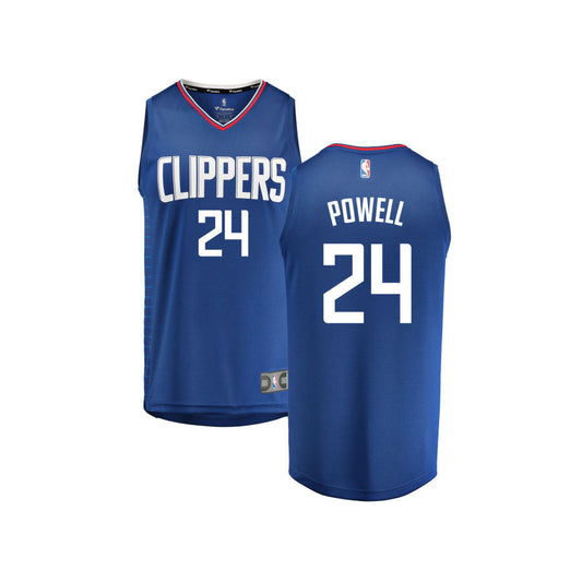 Norman Powell LA Clippers Fanatics Branded Youth Fast Break Replica Jersey Royal - Icon Edition