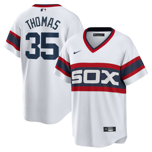 Men's Chicago White Sox Frank Thomas Home Cooperstown Collection Player Jersey - White