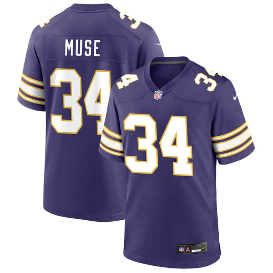 Nick Muse Minnesota Vikings Nike Classic Game Jersey - Purple