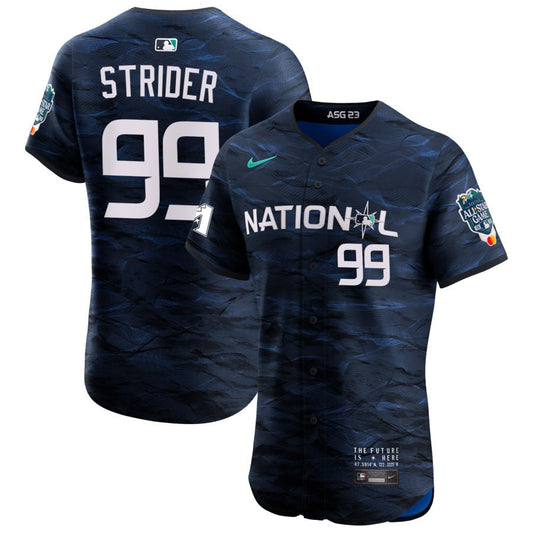 Spencer Strider  National League Nike 2023 MLB All-Star Game Pick-A-Player Vapor Premier Elite Jersey - Royal