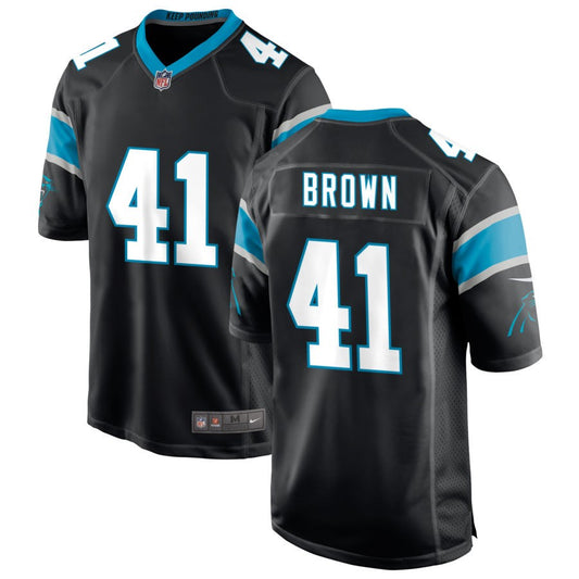 Spencer Brown Carolina Panthers Nike Game Jersey - Black