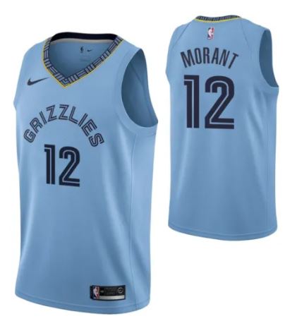 Men's Memphis Grizzlies Ja Morant Statement Jersey Blue