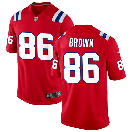 Pharaoh Brown New England Patriots Nike Alternate Jersey - Red