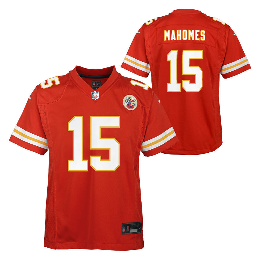 Youth Kansas City Chiefs Patrick Mahomes Red Game Jersey