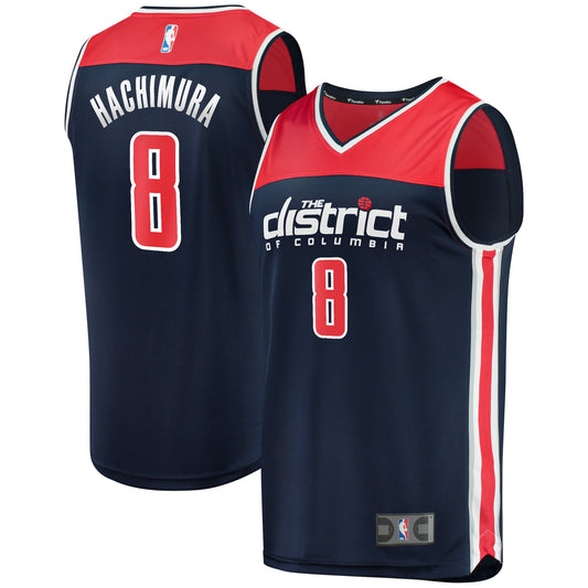 Rui Hachimura Washington Wizards Fanatics Branded Youth 2019/20 Fast Break Replica Player Team Jersey - Statement Edition - Navy