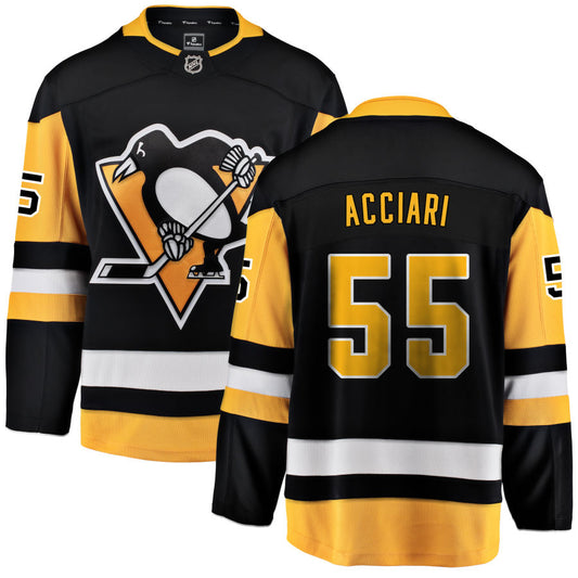 Noel Acciari Pittsburgh Penguins Fanatics Branded Home Breakaway Jersey - Black