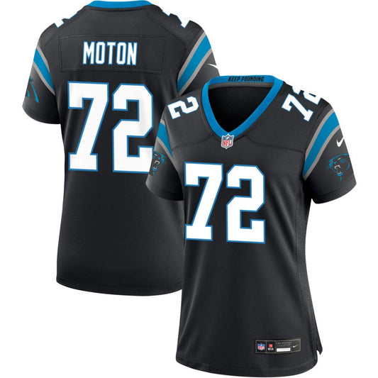 Taylor Moton Carolina Panthers Nike Women's Game Jersey - Black