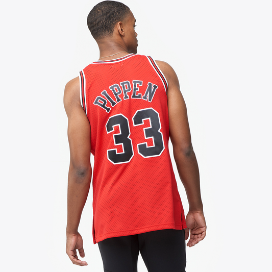 Men's Pippen Scottie Mitchell & Ness SuperSonics Swingman Jersey - Red