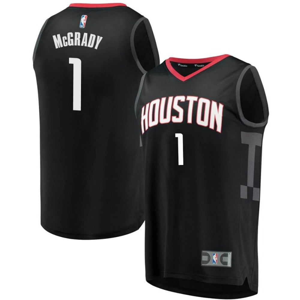 Mens Houston Rockets Tracy McGrady Statement Jersey Black