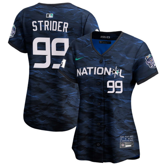 Spencer Strider  National League Nike Women's 2023 MLB All-Star Game Pick-A-Player Limited Jersey - Royal