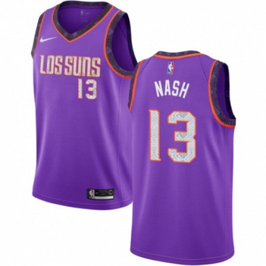 Men's Phoenix Suns Steve Nash City Edition Jersey Purple