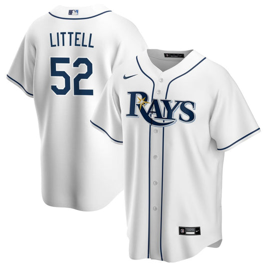 Zack Littell Tampa Bay Rays Nike Home Replica Jersey - White