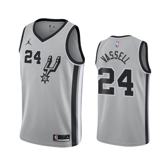 Men's San Antonio Spurs Devin Vassell Statement Edition Jersey - Gray