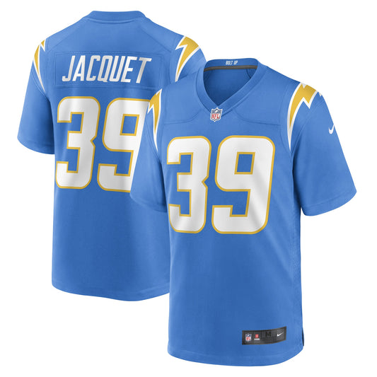 Michael Jacquet Los Angeles Chargers Nike Game Player Jersey - Powder Blue