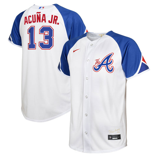 Ronald Acua Jr. Atlanta Braves Nike Toddler 2023 City Connect Replica Player Jersey - White