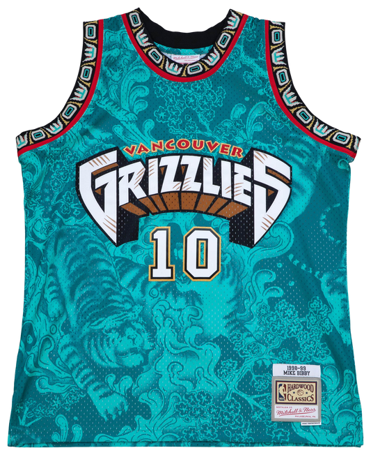 Men's Bibby Mike Mitchell & Ness Grizzlies CNY Jersey - Light Blue