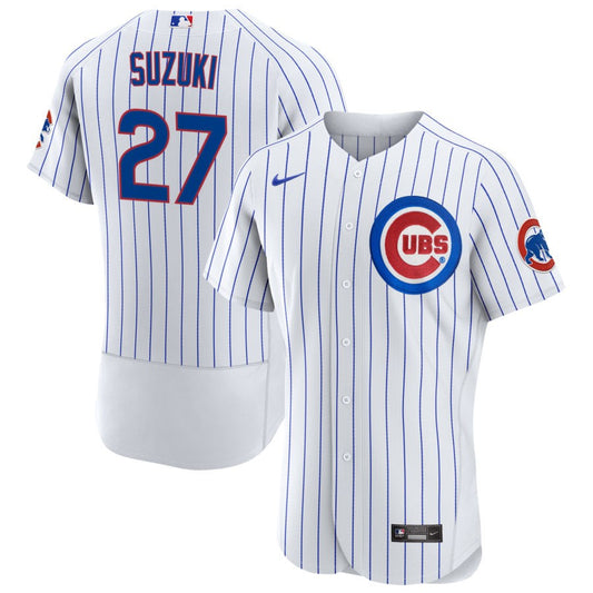 Seiya Suzuki Chicago Cubs Nike Home Authentic Jersey - White