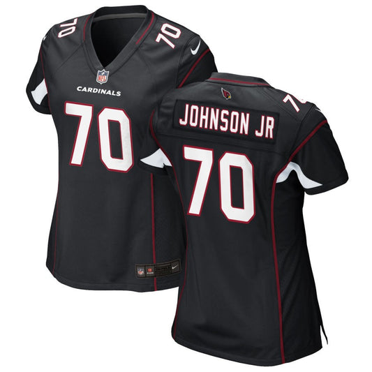 Paris Johnson Jr Arizona Cardinals Nike Women's Alternate Game Jersey - Black