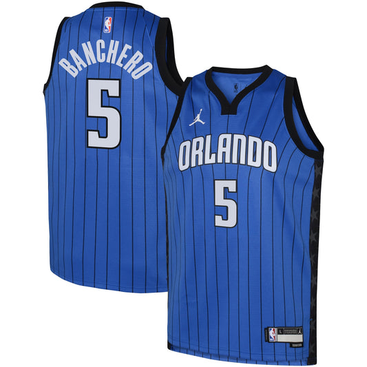 Paolo Banchero Orlando Magic Jordan Brand Youth Swingman Jersey - Statement - Royal