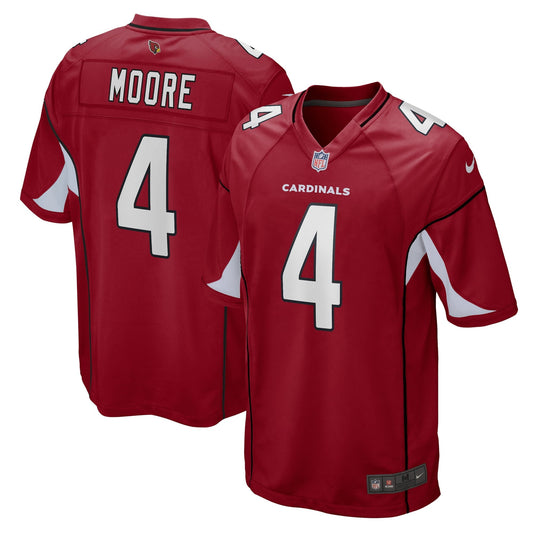 Men's Nike Rondale Moore Cardinal Arizona Cardinals Team Game Jersey