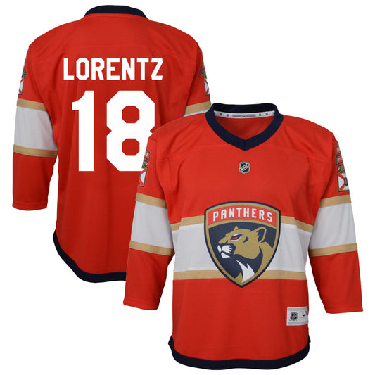 Steven Lorentz Florida Panthers Youth Home Replica Jersey - Red